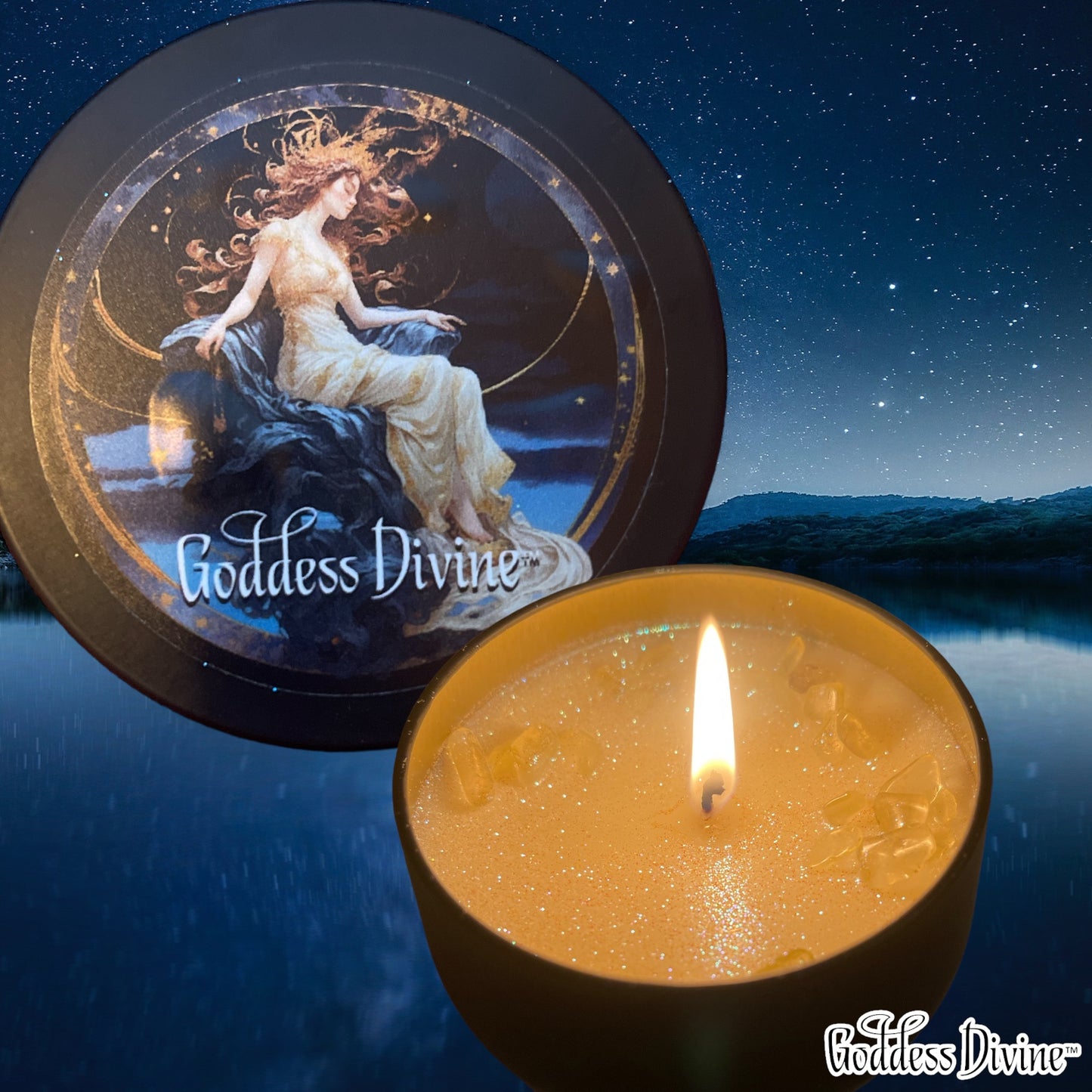 New Moon Candle