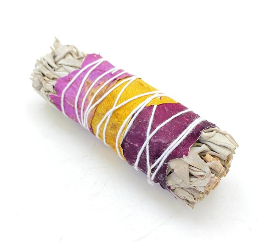 White Sage & Rose Petals